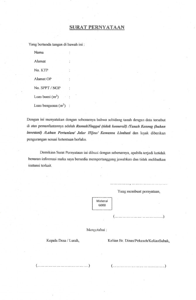Pemkab Badung Terapkan Kebijakan PBB 0% untuk Rumah Tinggal dan Lahan Non-Komersial